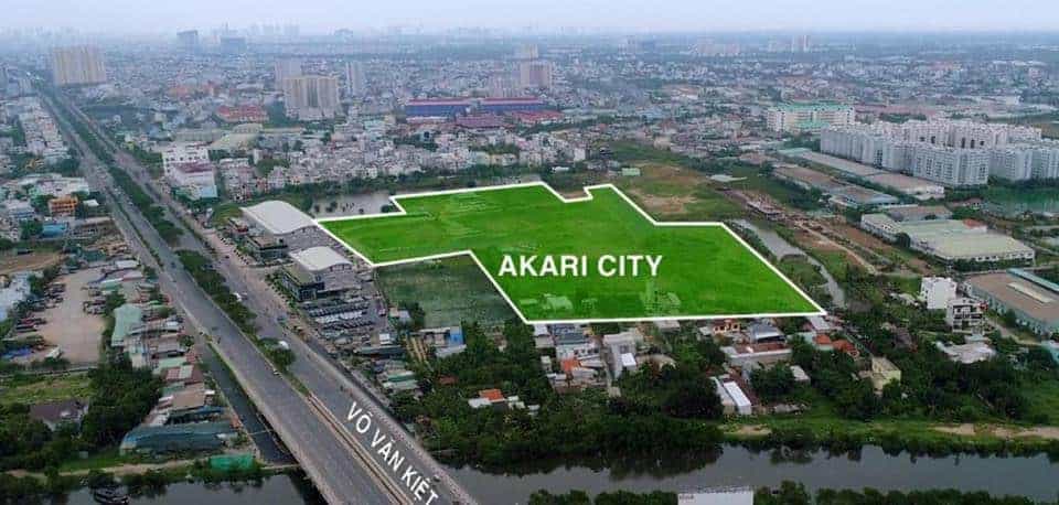 Địa hình akari city